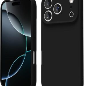 iPhone 17 Pro Black Gel Case Shockproof Protective Slim Cover